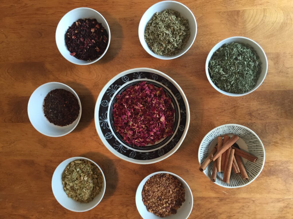 a medley of herbs